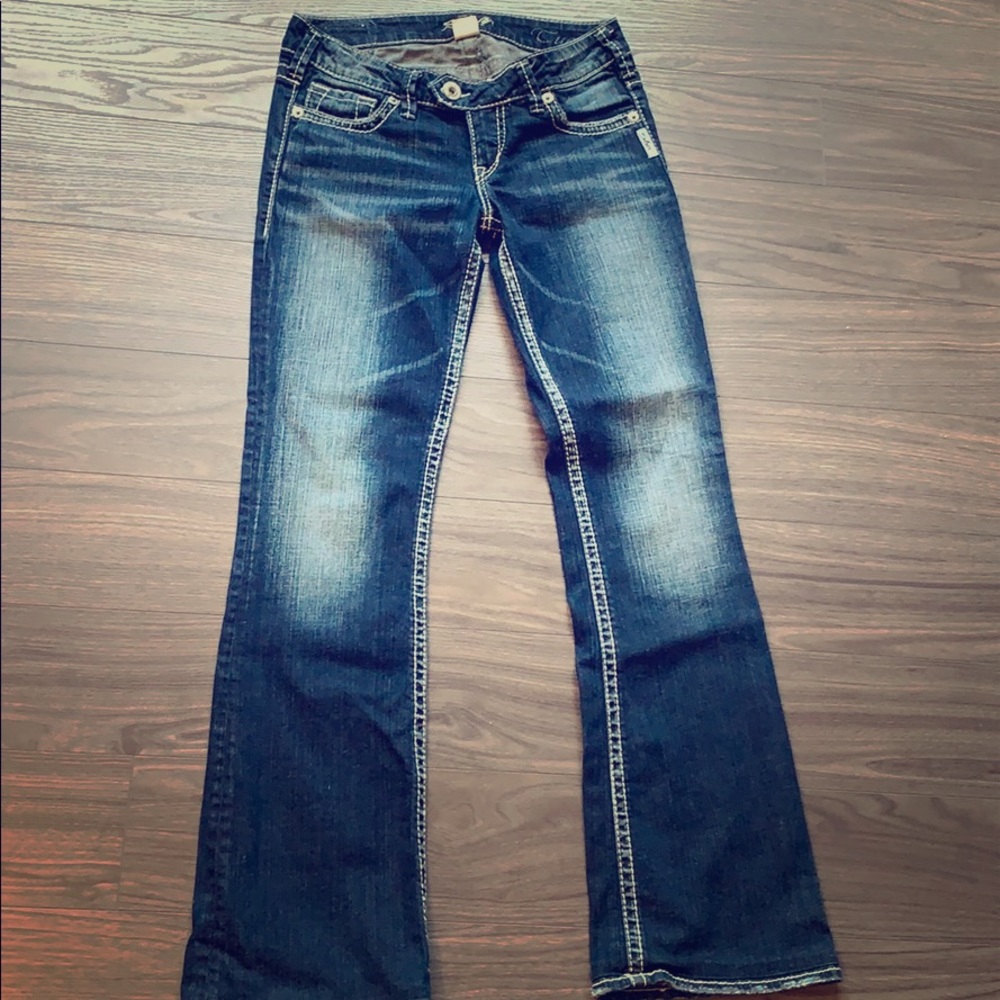 Silver jeans